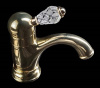 Смеситель для раковины Boheme Crystal 281-CRST, золото