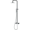 Душевая стойка Boheme Stick 128-BCR, Black diamond chrome, с ручкой Diamond