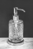 Дозатор жидкого мыла Boheme Murano Cristal настольный, хром, 10227
