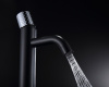 Смеситель для раковины Boheme Stick 121-BCR, черный, (black diamond chrome)