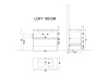Консоль LOFT 100 893-100 черный