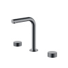 Смеситель для раковины Boheme Stick TOUCH на 3 отв. 152-SGM.2 вороненая сталь глянец