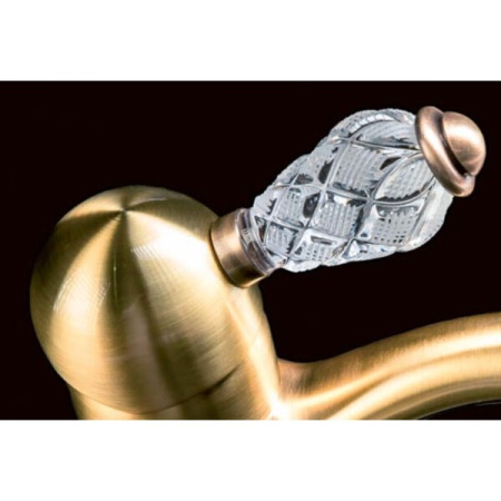 Смеситель Boheme Crystal для биде, цвет бронза, 306-CRST