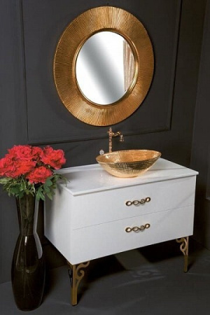 Зеркало Boheme NeoArt 528-G Shine 82 см, золото