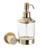 Дозатор жидкого мыла Boheme Royal Cristal 10932-G, золото