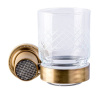 Стакан для зубных щеток Boheme Royal Cristal 10924-BR, бронза