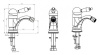 Смеситель Boheme Crystal 286-CRST для биде, золото