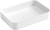 Раковина Boheme Corian 879-60-MW, 40 см накладная, цвет белый