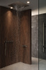 Потолочный душ 2-х позиционный Boheme 428-GM вороненая сталь