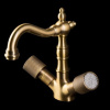 Смеситель для раковины Boheme Royal Crystal, бронза, 312-Royal/CRST