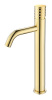 Смеситель Boheme Stick 122-GG для раковины высокий, золото, (gold diamond gold)
