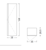 Пенал CAPOLDA dark wood 849-120-D DARK OAK