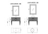 Тумба Armadi Art Linea 100 черная + золото 842-100-BG черный