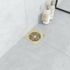 Душевой трап (лоток) Boheme Smart Design 984-15-G, 15 см, цвет золото