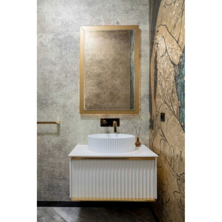 Раковина Boheme Monaco 878-W, 50 см, накладная, цвет белый