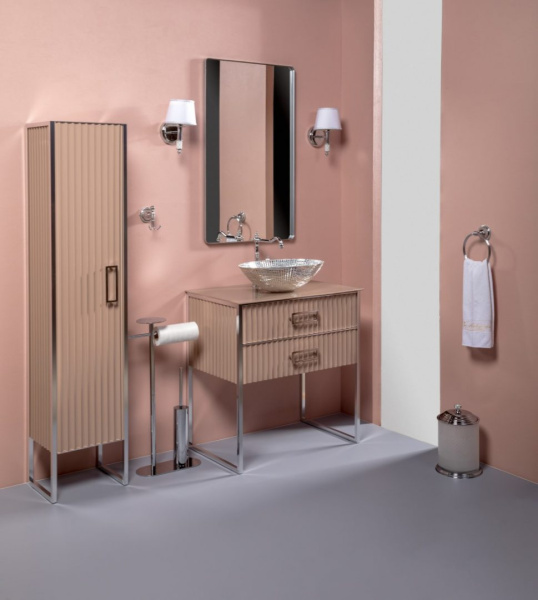 Столешница стекло 80см прямая CAPPUCINO 853-080-CP CAPUCINO
