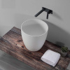Раковина чаша круглая Corian белая d39 h40 884-39 белый