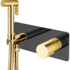 Гигиенический душ Boheme Stick, 127-BG, С ВНУТРЕННЕЙ ЧАСТЬЮ, цвет Black diamond gold