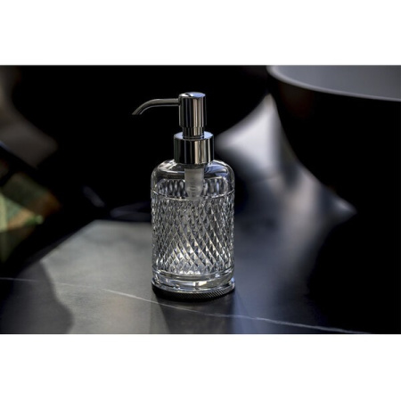 Дозатор жидкого мыла Boheme Aura 10250-CR, хром