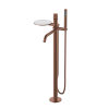 Смеситель Boheme Stick напольный ручка LINEA 129-BRB.3 брашированная бронза