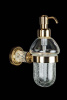 Дозатор жидкого мыла Boheme Murano Cristal, золото, 10912-CRST-G