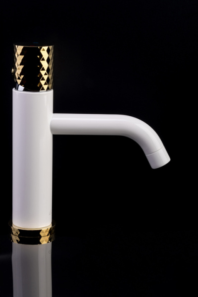 Смеситель для раковины Boheme Stick 121-GG, золото, (gold diamond gold)