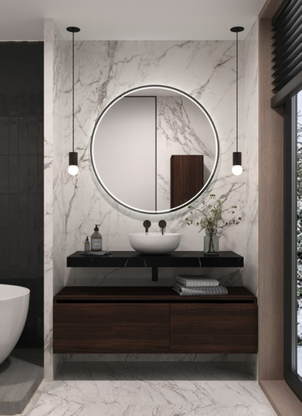 Столешница прямая FLAT NERO MARQUINA 1010*460*70 869-100-NM