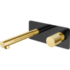 Смеситель для раковины Boheme Stick 125-BG.2, Black touch gold