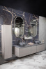 Раковина Boheme Corian 801-NM, 40 см накладная, цвет черный