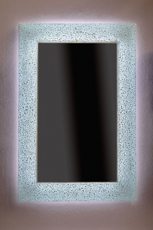 Зеркало AURA 60*90 белое с подсветкой 537 белый