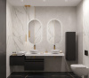 Столешница прямая FLAT CALACATTA 1610*460*70 869-160-CLCT CALACATTA